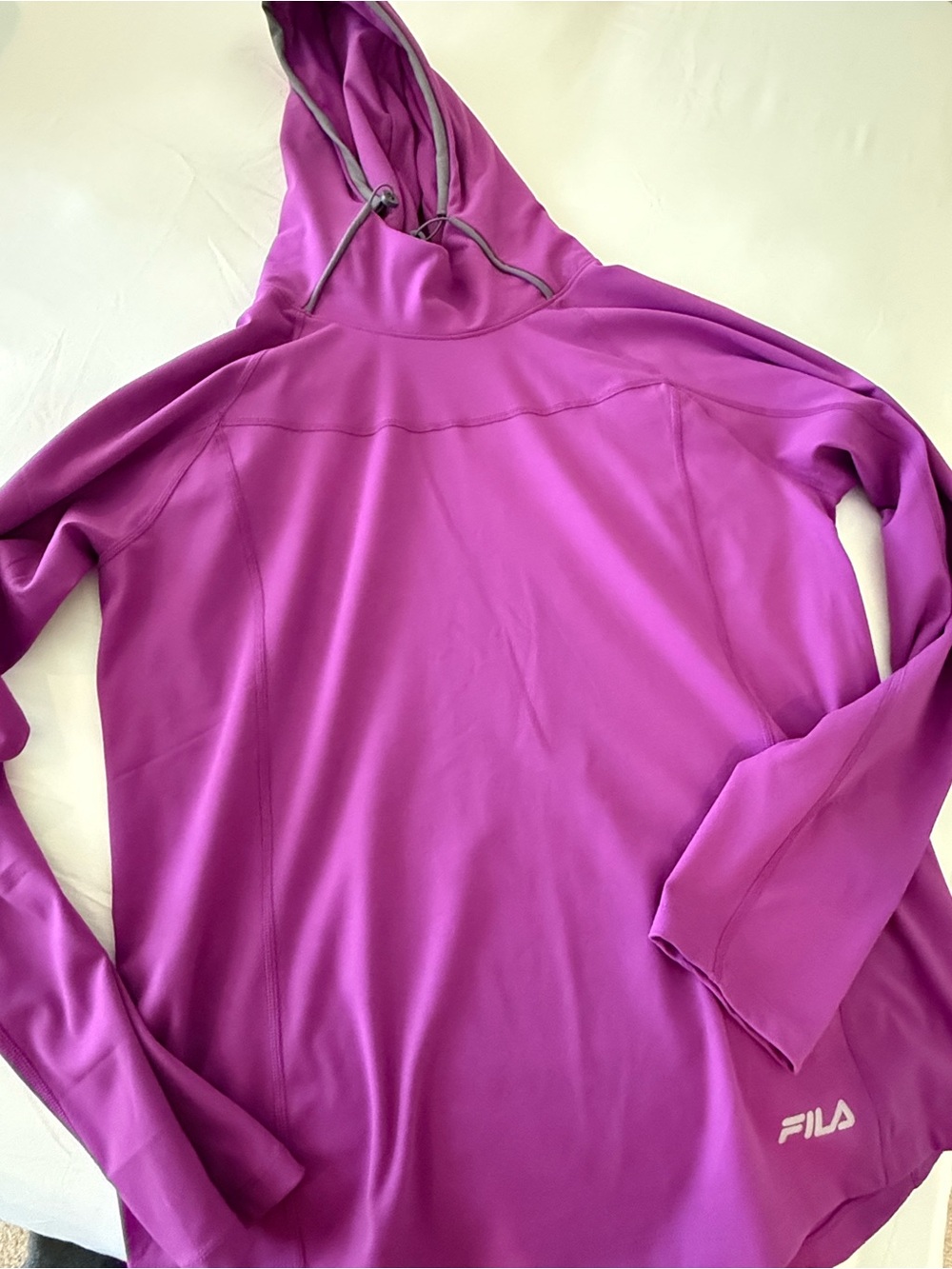 Fila Women's Bright Magenta Pullover Hoodie